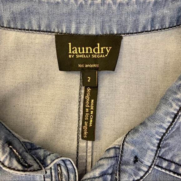 VINTAGE Laundry by Shelli Segal Chambray Dress 🌈 - Picture 5 of 8